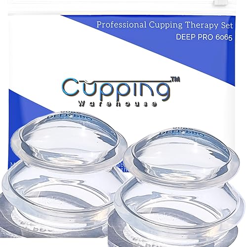 Cupping Warehouse Advanced Supreme 2 x Large DEEP PRO 6065 - Juego de ventosas profesionales - Juego de ventosas miofasciales - Juego profesional de