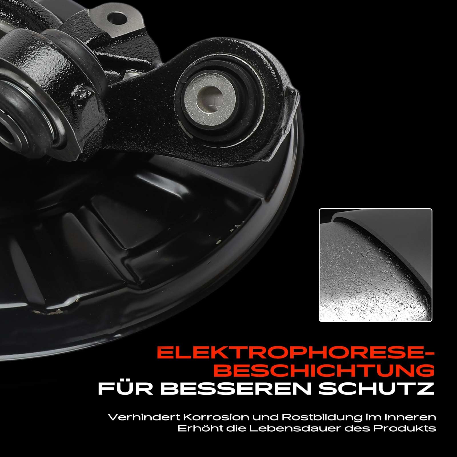 Frankberg Achsschenkel komplett Hinten Links Kompatibel mit 1er E81 1er E81 E87 E88 1er E88 E82 3er E90 3er E90 E93 E92 3er Touring E91 Replace# 33416760058