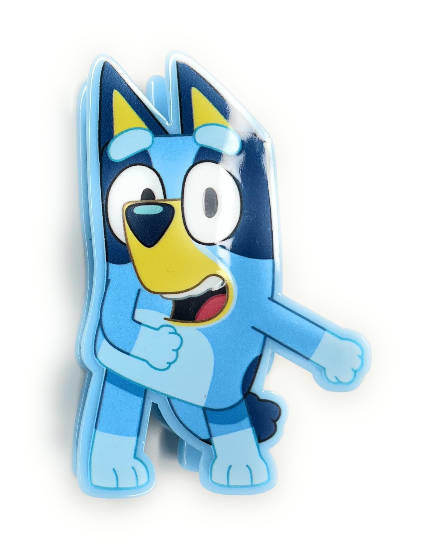 HER Premium Butterfly Bluey Character Large Hair Clip - One Cute Hair Clip for Girls - Hair Accessories for Toddlers Little Girls Birthday Party Gifts, Ages 3+