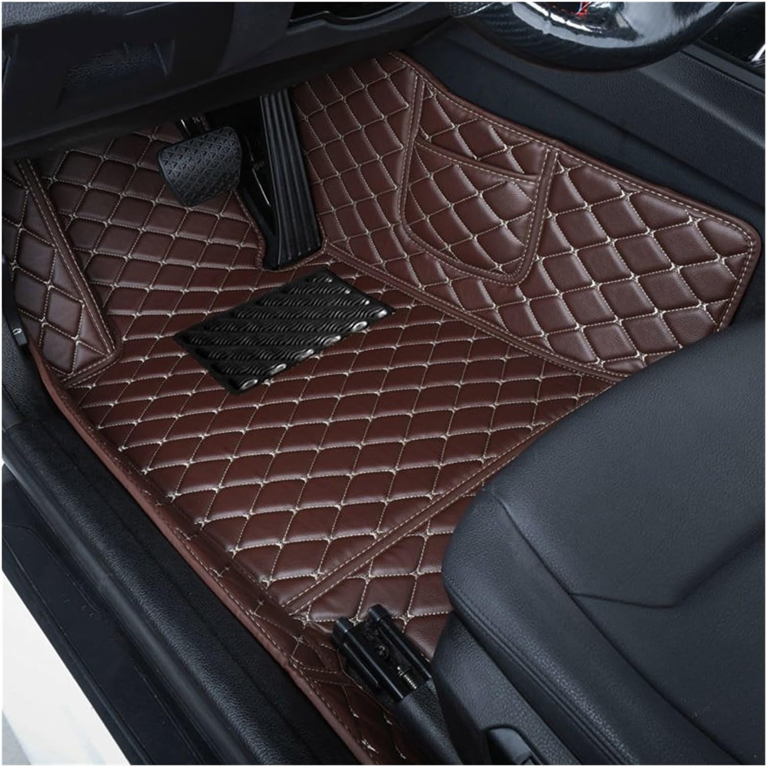 Floor Mats Car Accessories Floor Mat For Opel For Astra K 2016 2017 2018 2019 2020 Car Mat Full Set Custom Leather Car Mats (Beige : C, Size : L)