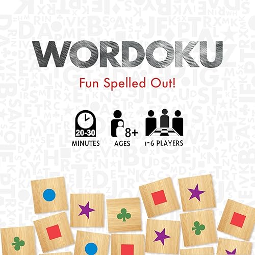 Miniatura 3 de Calliope Juegos Wordoku - Diversión deletreada hacia fuera! - Crucigrama Sudoku - Juego de mesa de rompecabezas de palabras para la noche de juegos