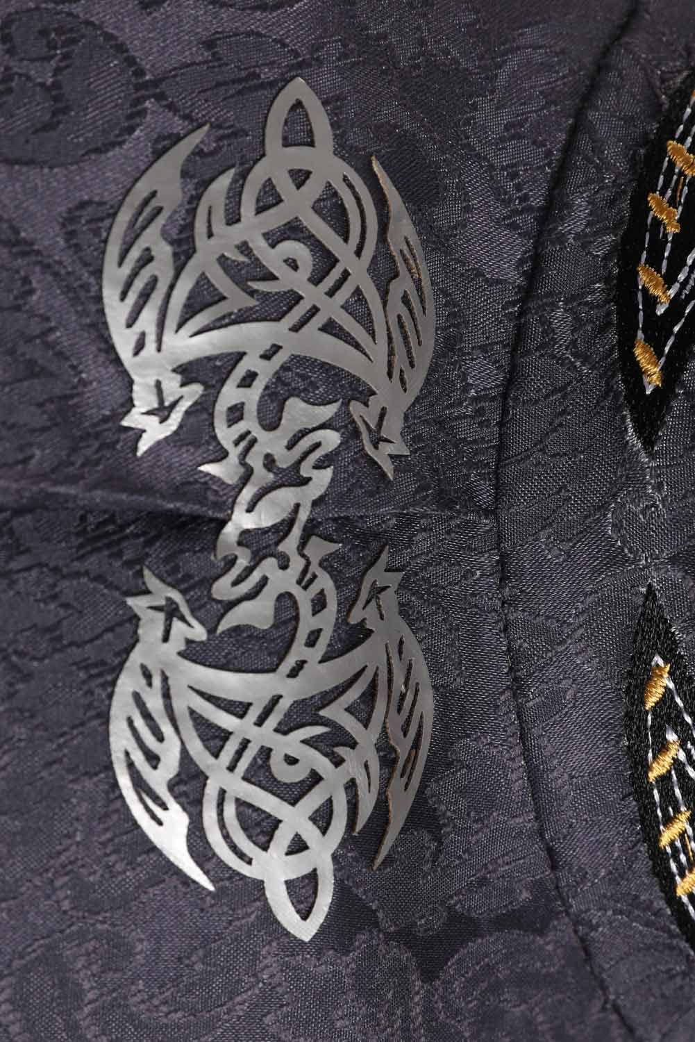 Kucos Herren-Kostüm, Dämonen-Kostüm, Umhang, Cosplay, Trenchcoat, Jacke, Prinz-Kommandant, Windbreaker, Halloween