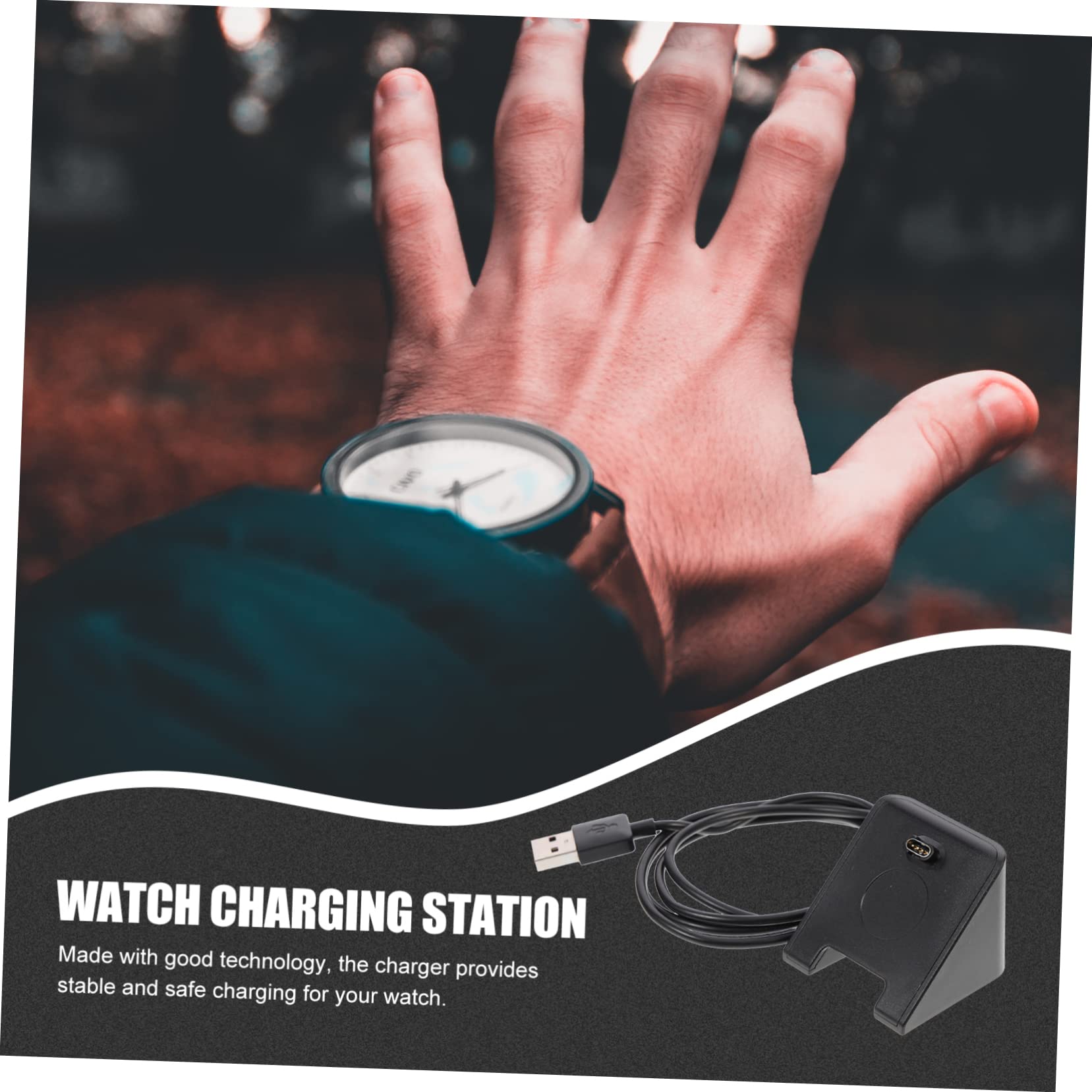 Gatuida 4stücke Smartwatch Ladekabel Für Leistungsstark Leicht Und Stabil Für Täglichen Gebrauch Und Unterwegs