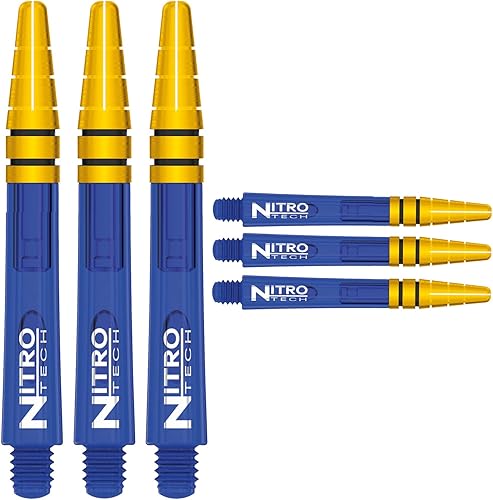 Miniatura 2 de RED DRAGON Nitrotech - Tallos de dardos intermedios - 2 juegos por paquete (6 tallos en total)