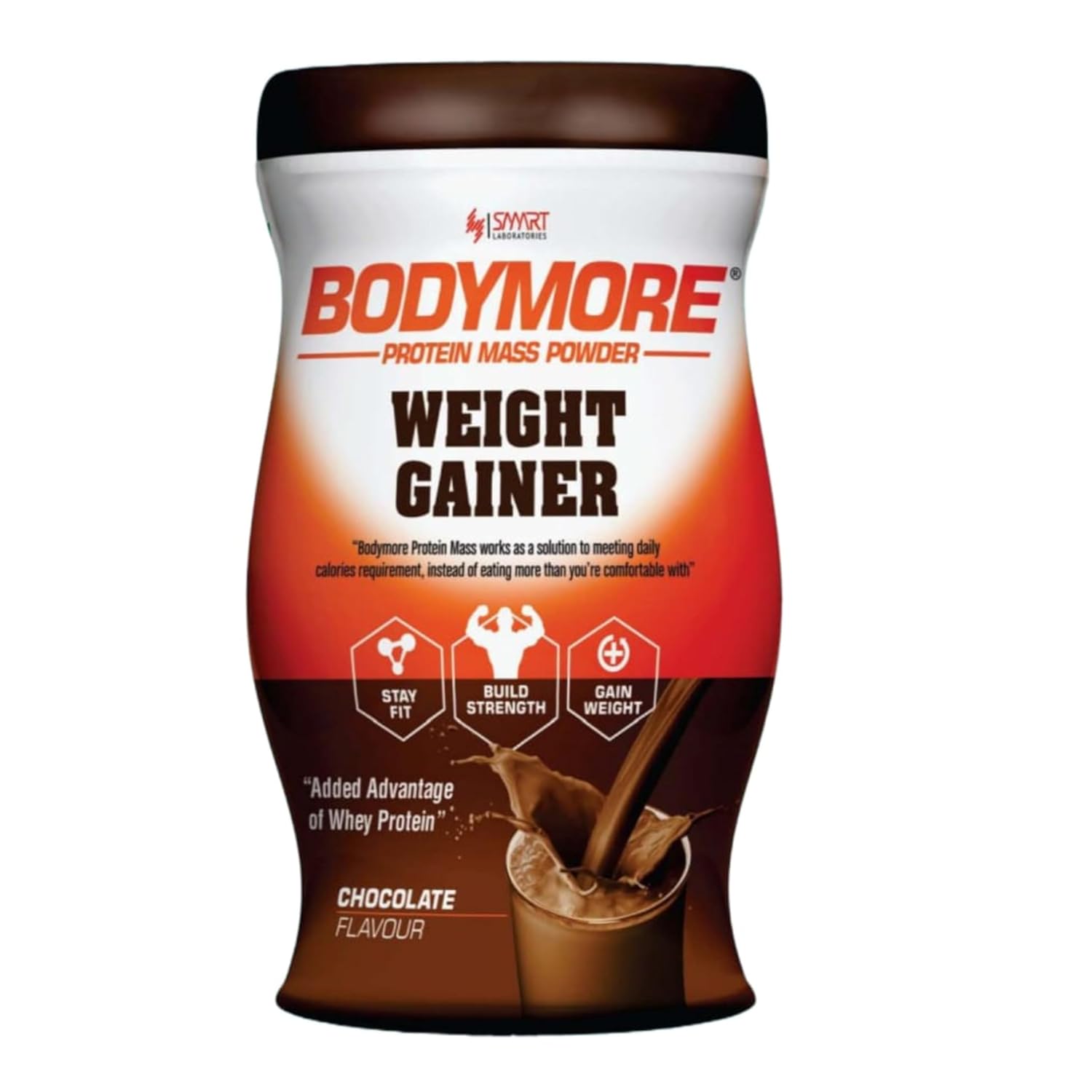BODYMORE Milk Chocolate High Calorie Protein Powder for Weight Gain