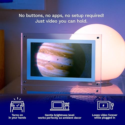 Miniatura 4 de Infinite Objects Originals Perpetual Acrylic Video Print  Arte digital hecho a mano  Arte de pared  Decoración del hogar (STARRY, acrílico