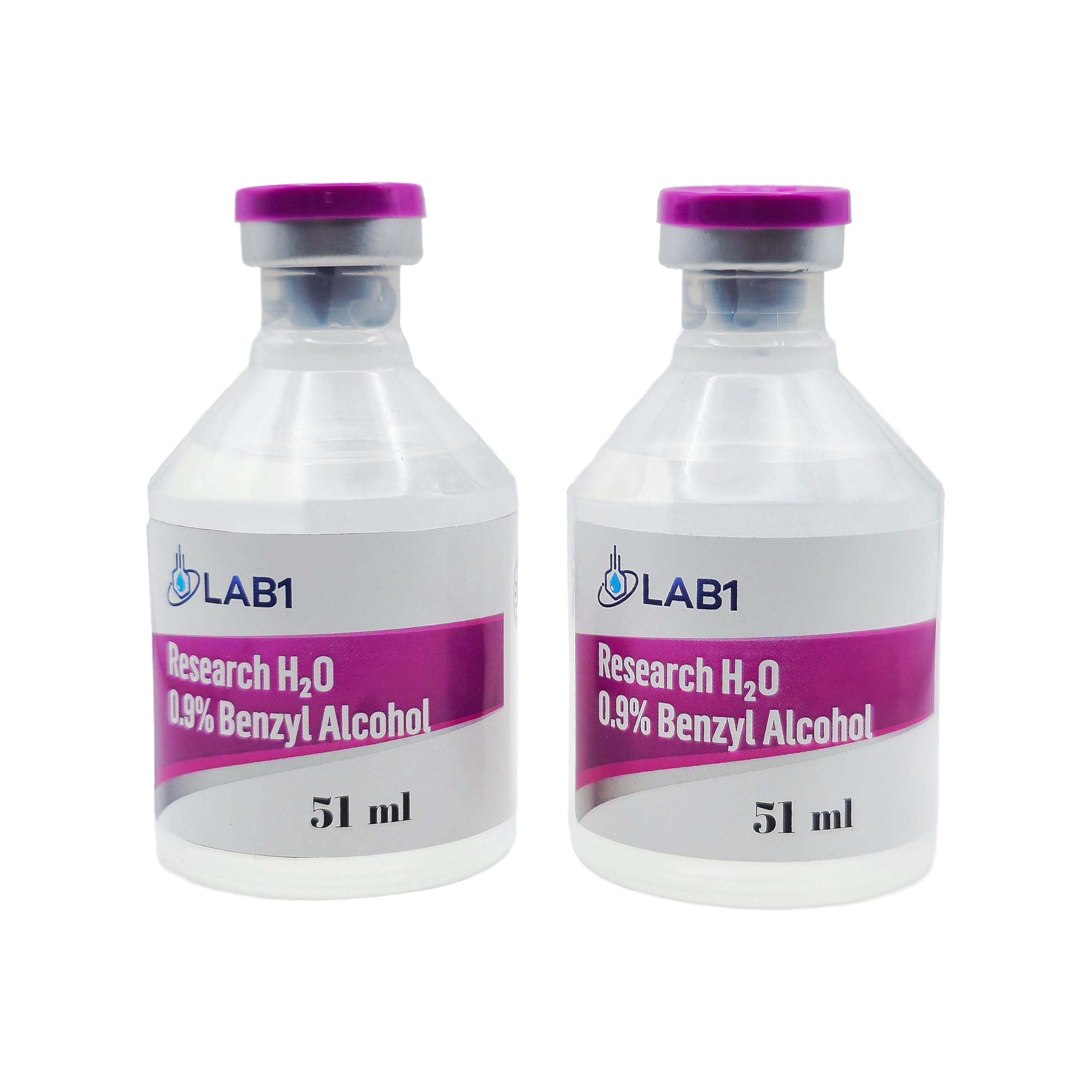 STAT Lab Reconstitution Solution Plastic Bottles .9% Pack of 2 – 50ML Liquid