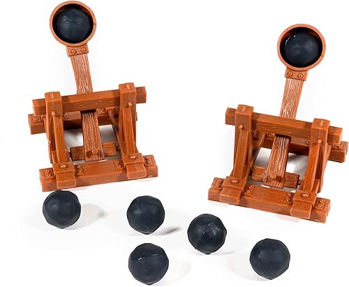 Miniatura 8 de Juego de mesa Catapult Feud - Divertido juego de estrategia familiar para niños y adultos mayores de 7 años - Construye defensas de castillo y lanza