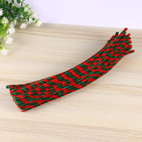 Miniatura 5 de 50 piezas de limpiador de mangueras para manualidades, manualidades, limpiadores de árboles de Navidad, tallos de chenilla para manualidades,