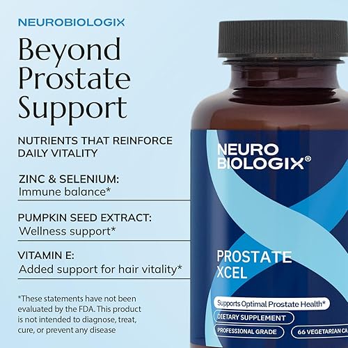 Miniatura 7 de Neurobiologix Xcel de próstata, suplemento para la salud de la próstata para hombres, soporte de próstata con vitaminas, palma enana americana,