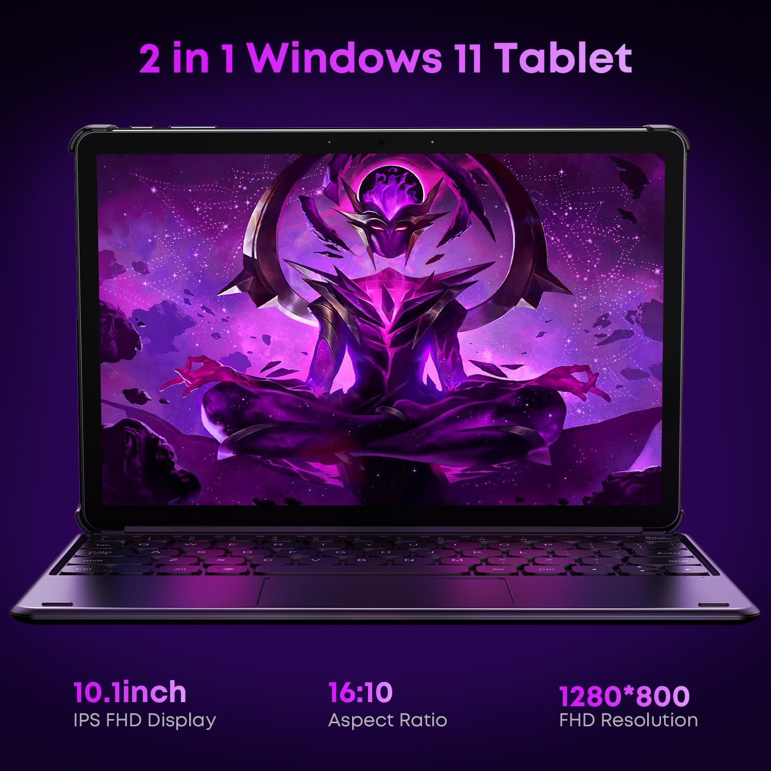 CHUWI 2in1タブレットWindows11PC8GBメモリ256GBSSD CHUWI 2 in 1 Laptop Tablet, 8GB RAM 256GB SSD, Intel Core i3 (3.9