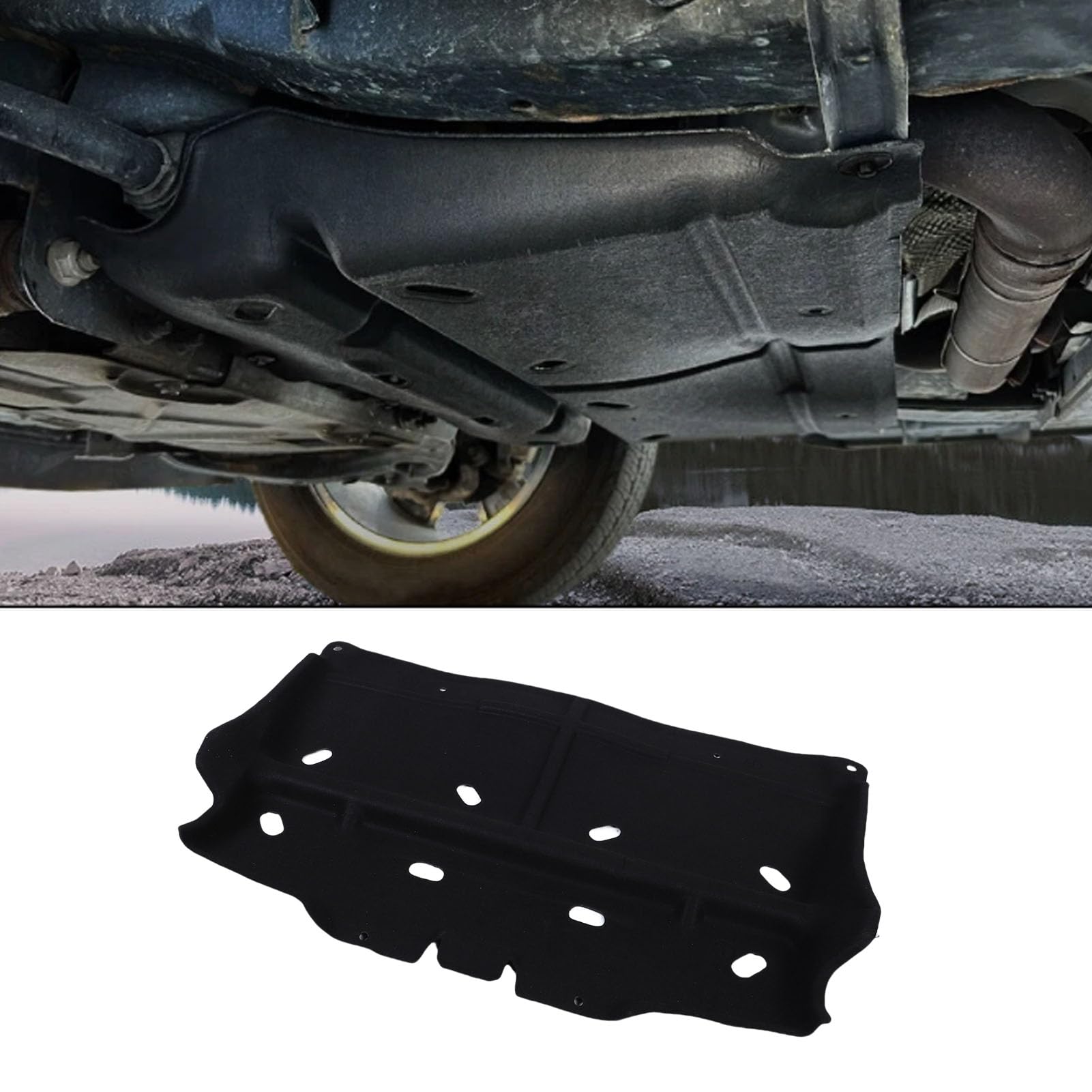 Robusto Paraspruzzi per Motore ML3Z 7222 D Montaggio Preciso Sotto la Copertura dello Scudo Dell'auto per Proprietari di Veicoli Fai-da-te