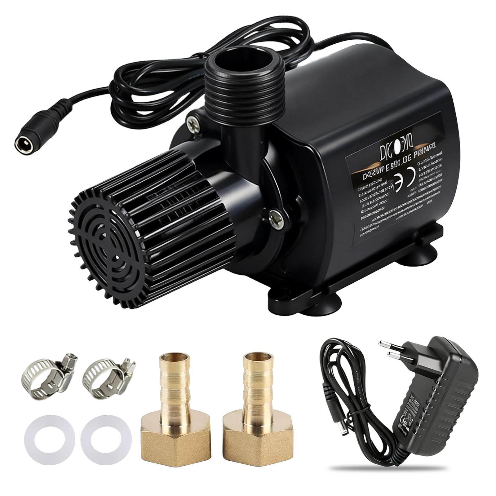 Wasserpumpe Brushless 12V DC, Wasserpumpe Mit Drehzahlregelung, 800l/H Aquariumpumpe, Tauchpumpen Mini, Für Aquarium Bürstenlose Tauchwasserpumpe Brunnenpool