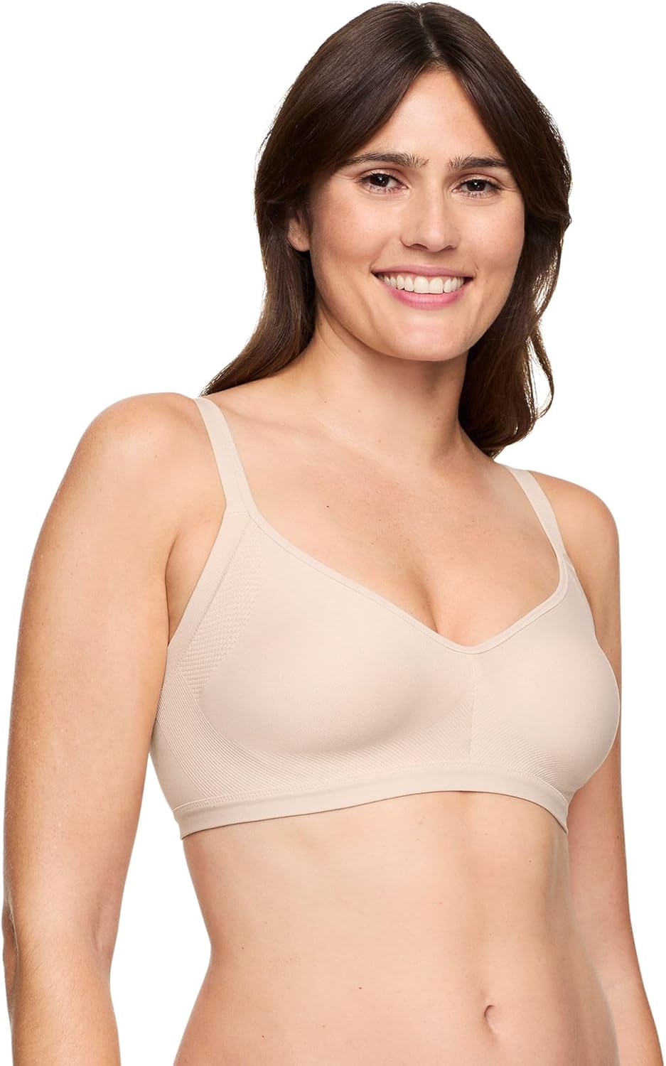 Warner's Womens Blissful Benefits Women's Underarm-Smoothing with Seamless Stretch Wireless Lightly Lined Comfort Bra - Image 2