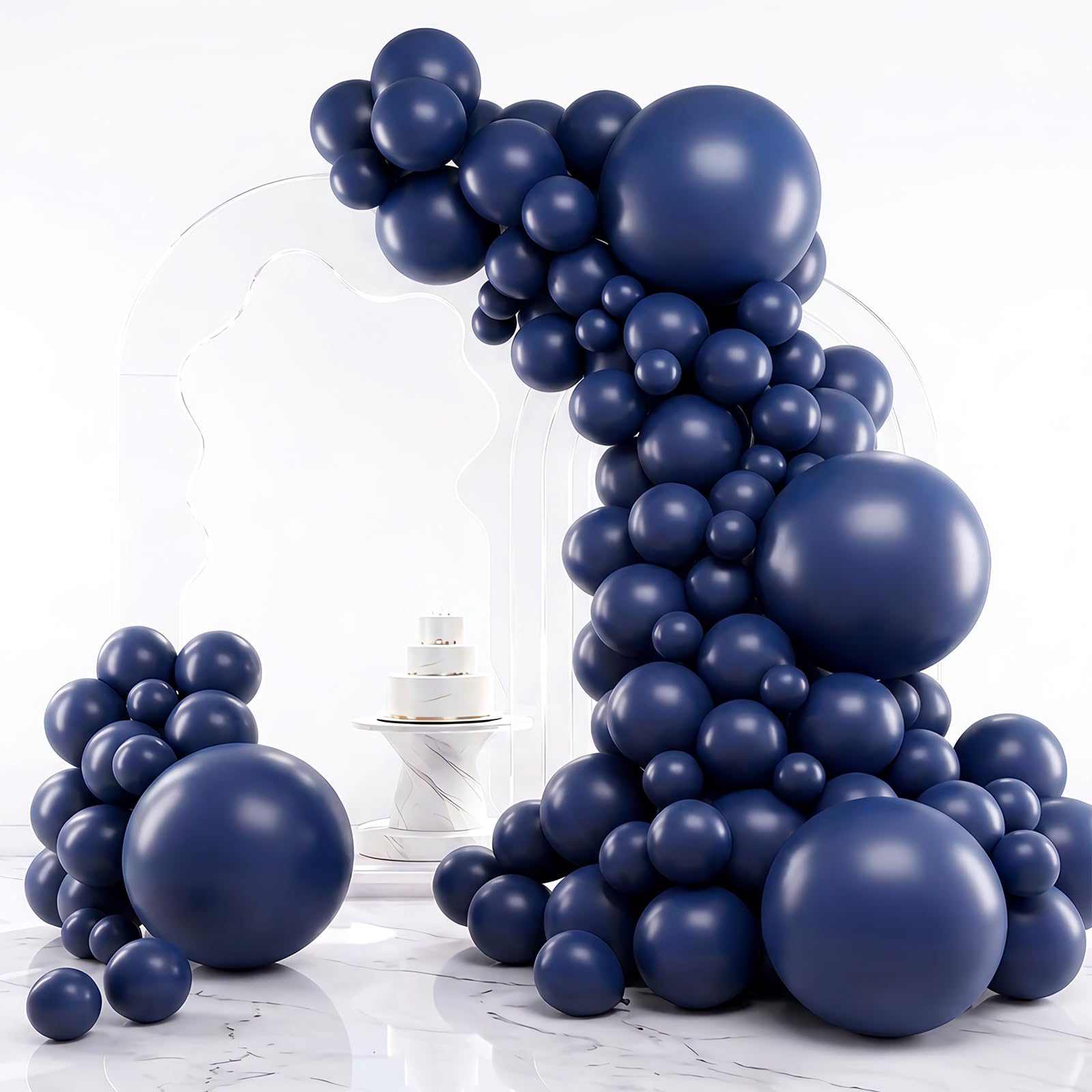 Gold Balloon Arch Kit - 129pcs Chrome Balloons -28