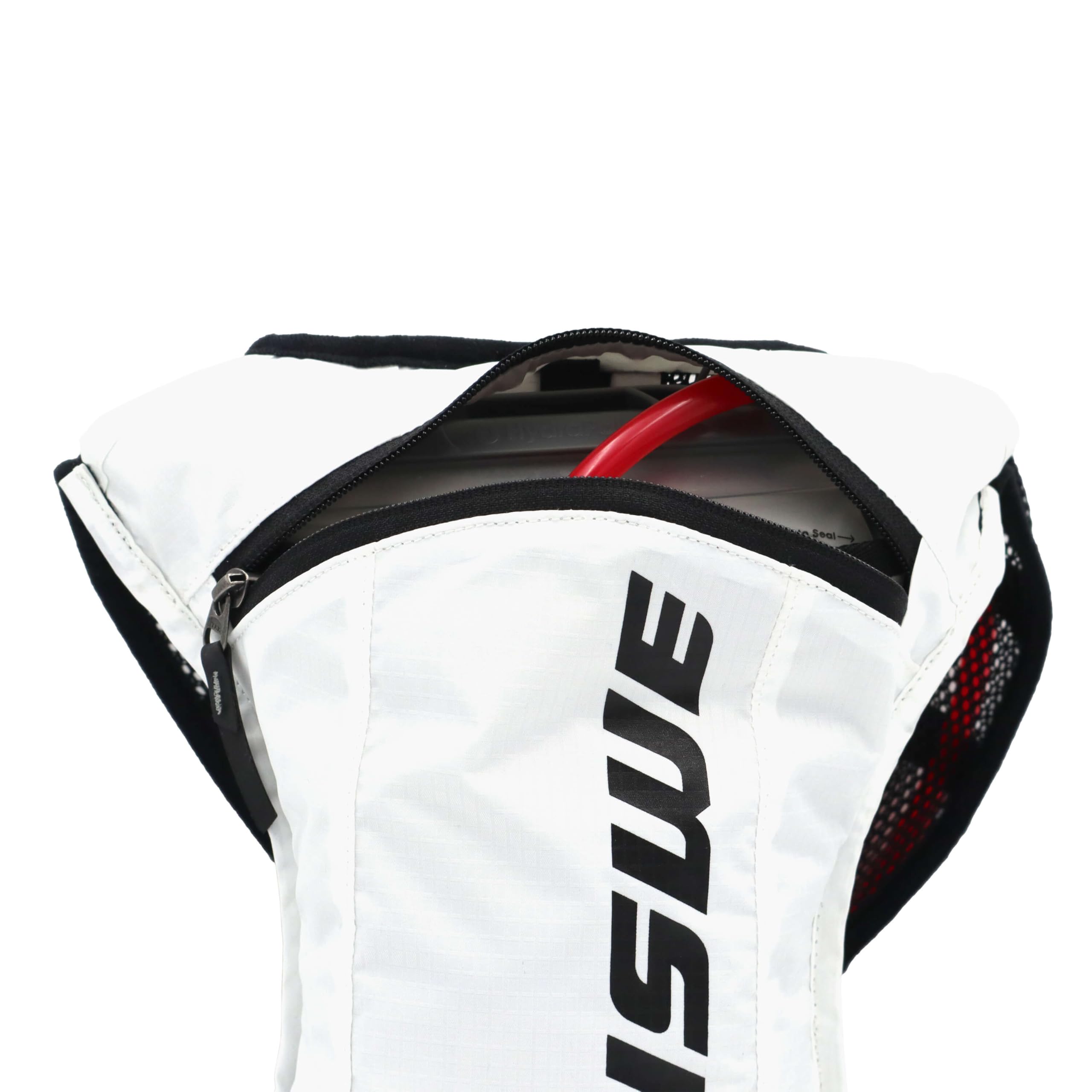 USWE Race 2.0, zaino idrico ultra leggero con sacca d'acqua da 2,0 l, confezione a prova di perdite, per ghiaia, MTB, corsa, escursionismo, ciclismo, campeggio, ciclismo, per uomini e donne (bianco