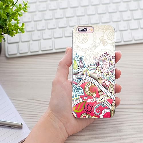 Miniatura 7 de AKORAVO - Funda para iPhone 8 Plus, iPhone 7 Plus para mujeres, hombres y niñas, a prueba de golpes, antiarañazos, delgada, suave, TPU transparente,