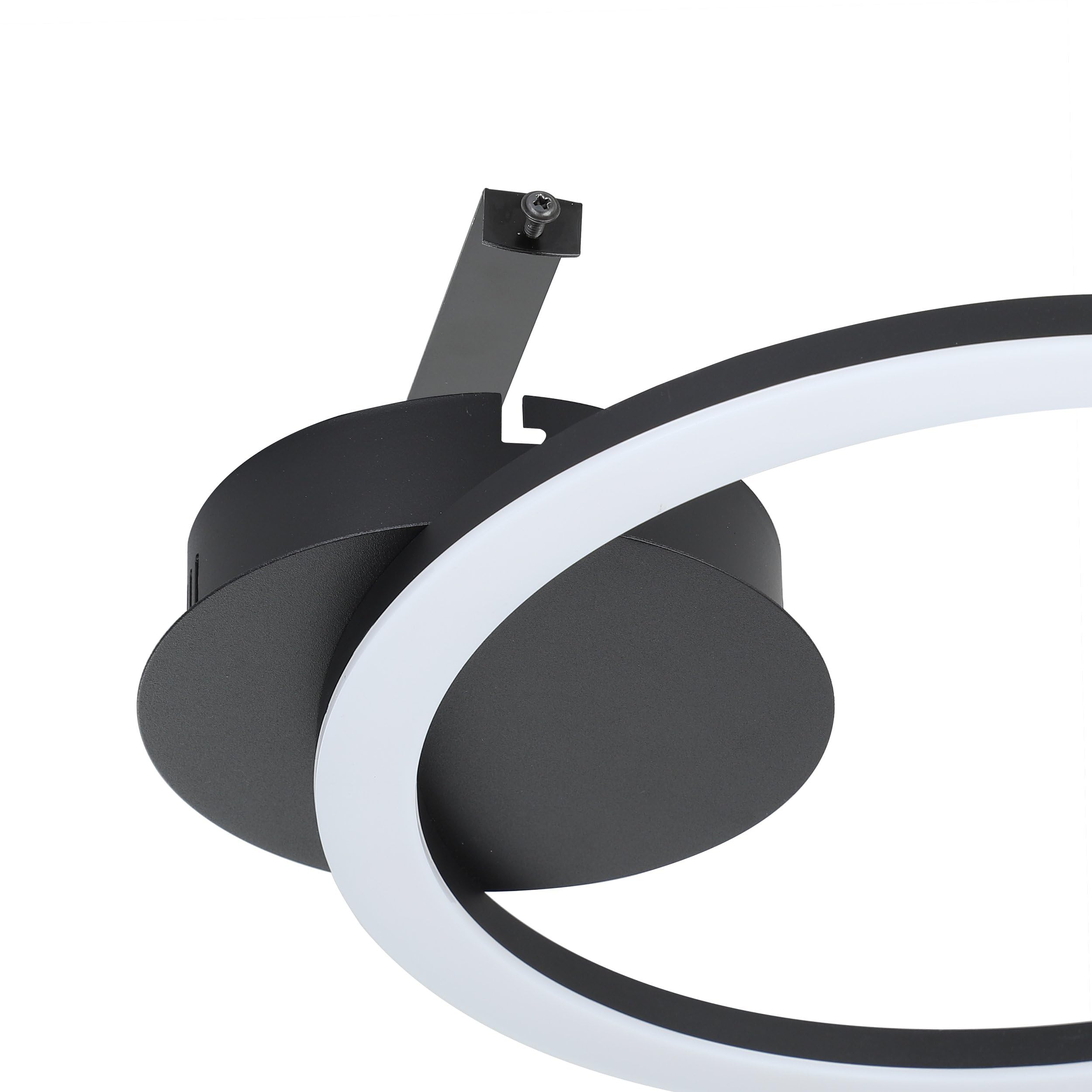 EGLO connect z Smart-Home lampa sufitowa LED Parrapos-Z, ZigBee | aplikacja i sterowanie głosowe Alexa, regulacja barwy światła (ciepła biel – zimna biel), światło ściemnianie, 34 x 30 cm