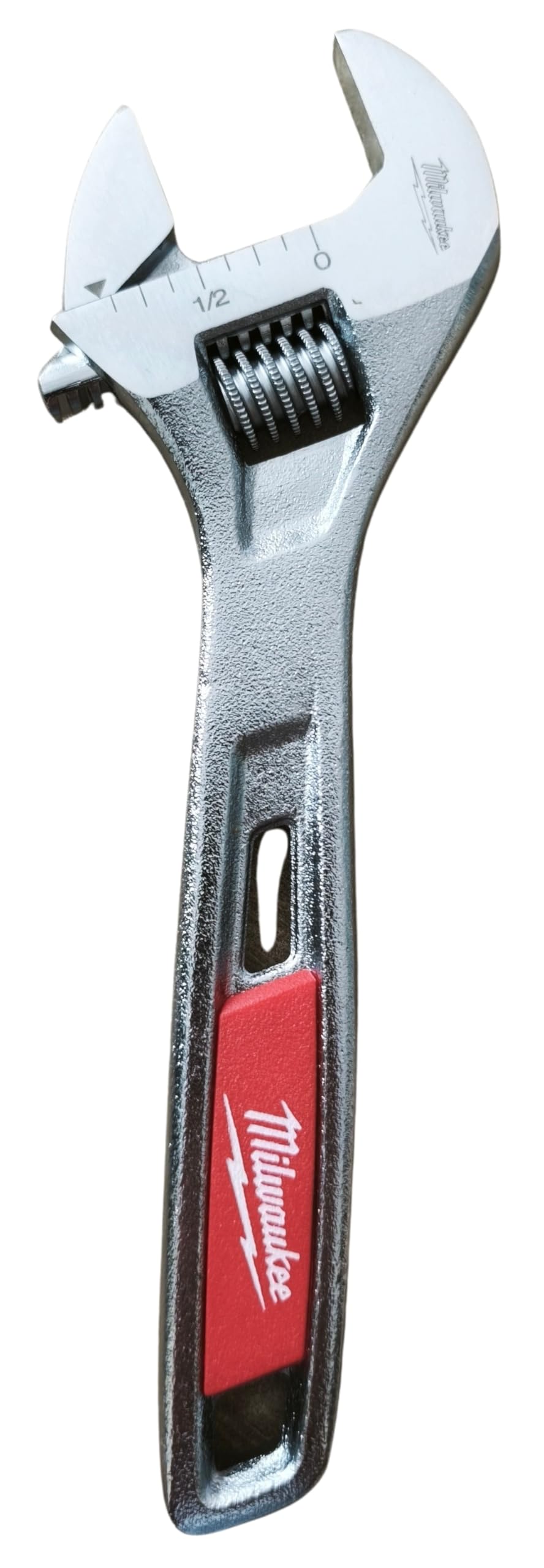 Milwaukee 4932499519 - Juego de 2 llaves ajustables profesionales (150 mm y 250 mm, mandíbulas paralelas, cabeza fina, acabado cromado antioxidante,