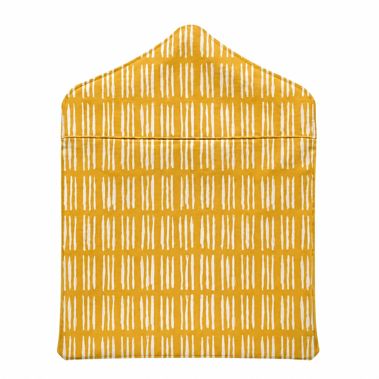 Jolee Fabrics Premium Oilcloth Peg Bags with Wooden Hanger - Large Waterproof Peg Bag, Clothes Clip Storage Perfect for Any Washing Line(Ditto Ochre Yellow)