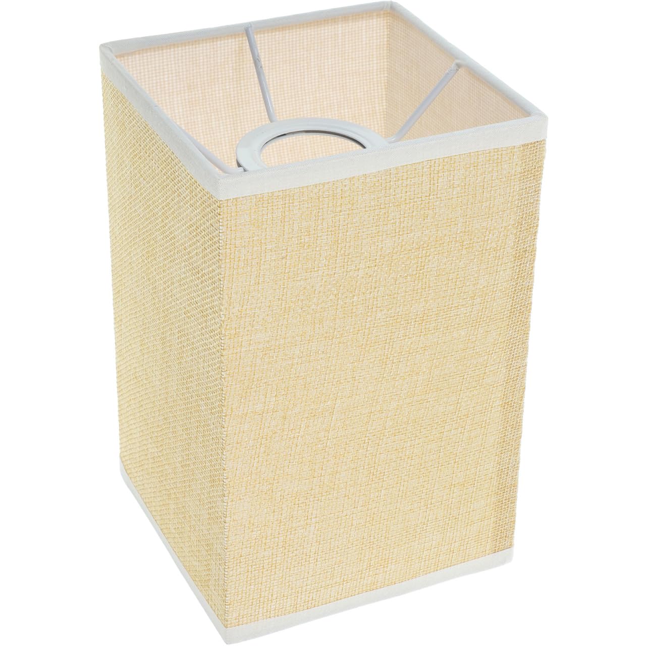 SEWACC Square Lampshade Replacement Cover for Table Lamp Bedside Light Candle Shape Lampshade Cloth Lamp Shade
