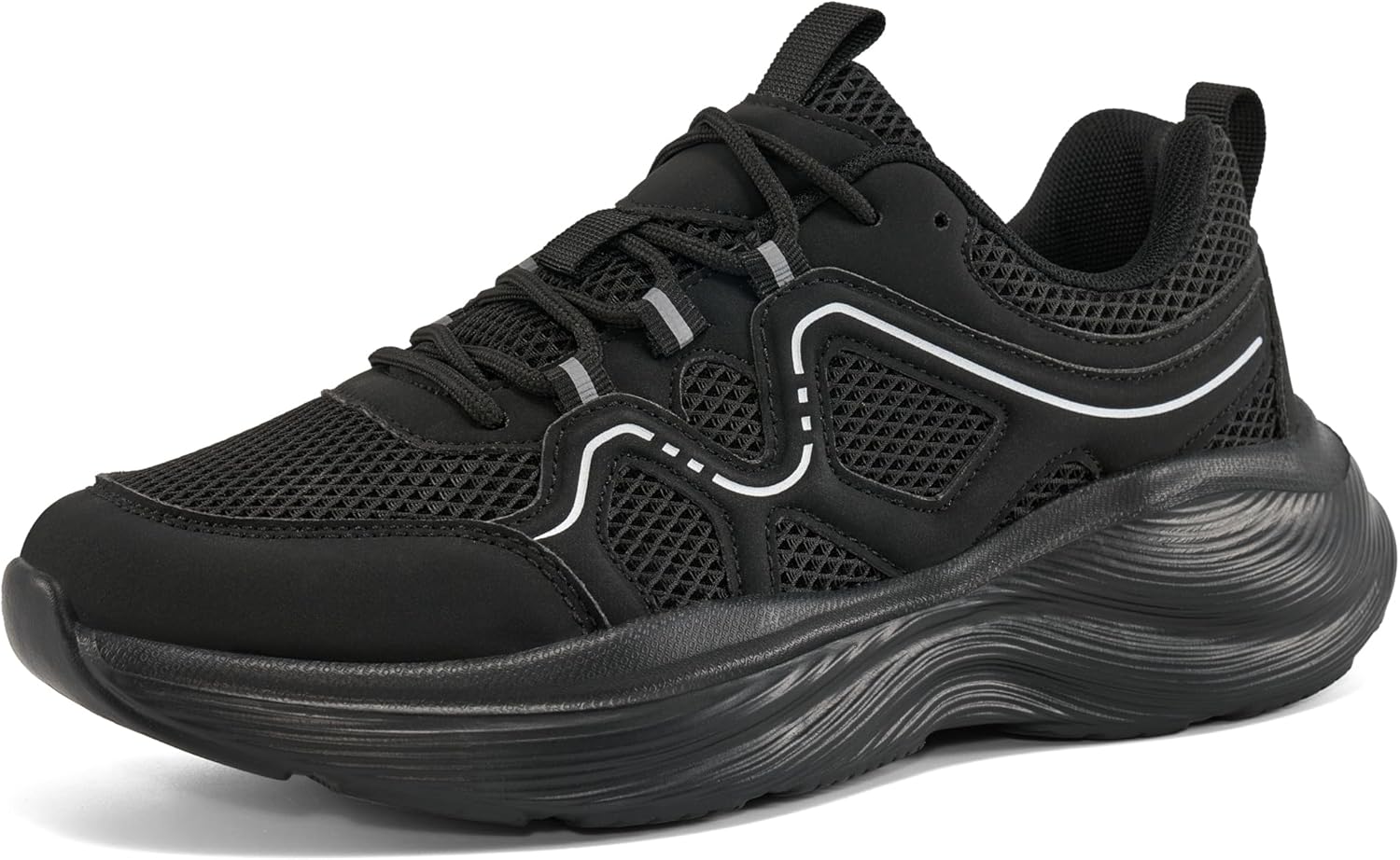 Aomigoct Womens Walking Sneakers Shoes: Comfortable Lightweight Tennis Shoe for Casual Running