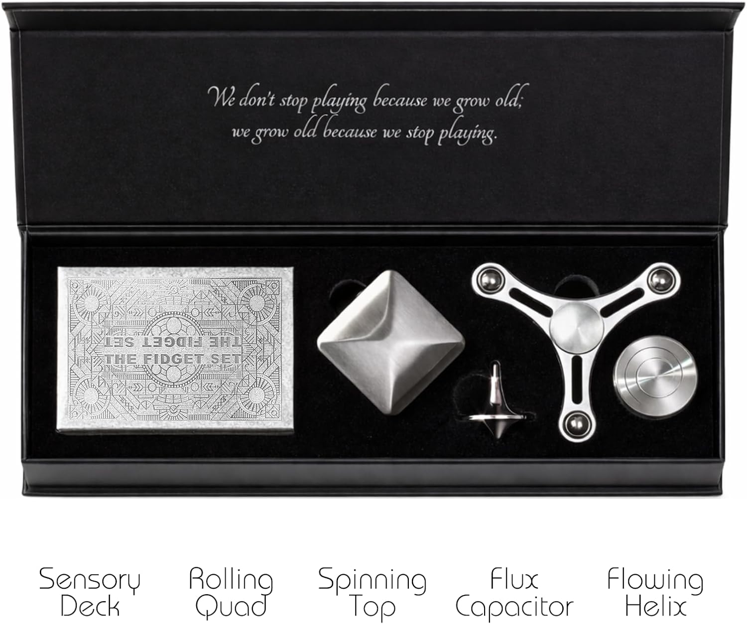 Classic Edition Metal Fidget Toys for Adults with Anxiety, ADHD Tools for Adults | Office Desktop Gifts for Him