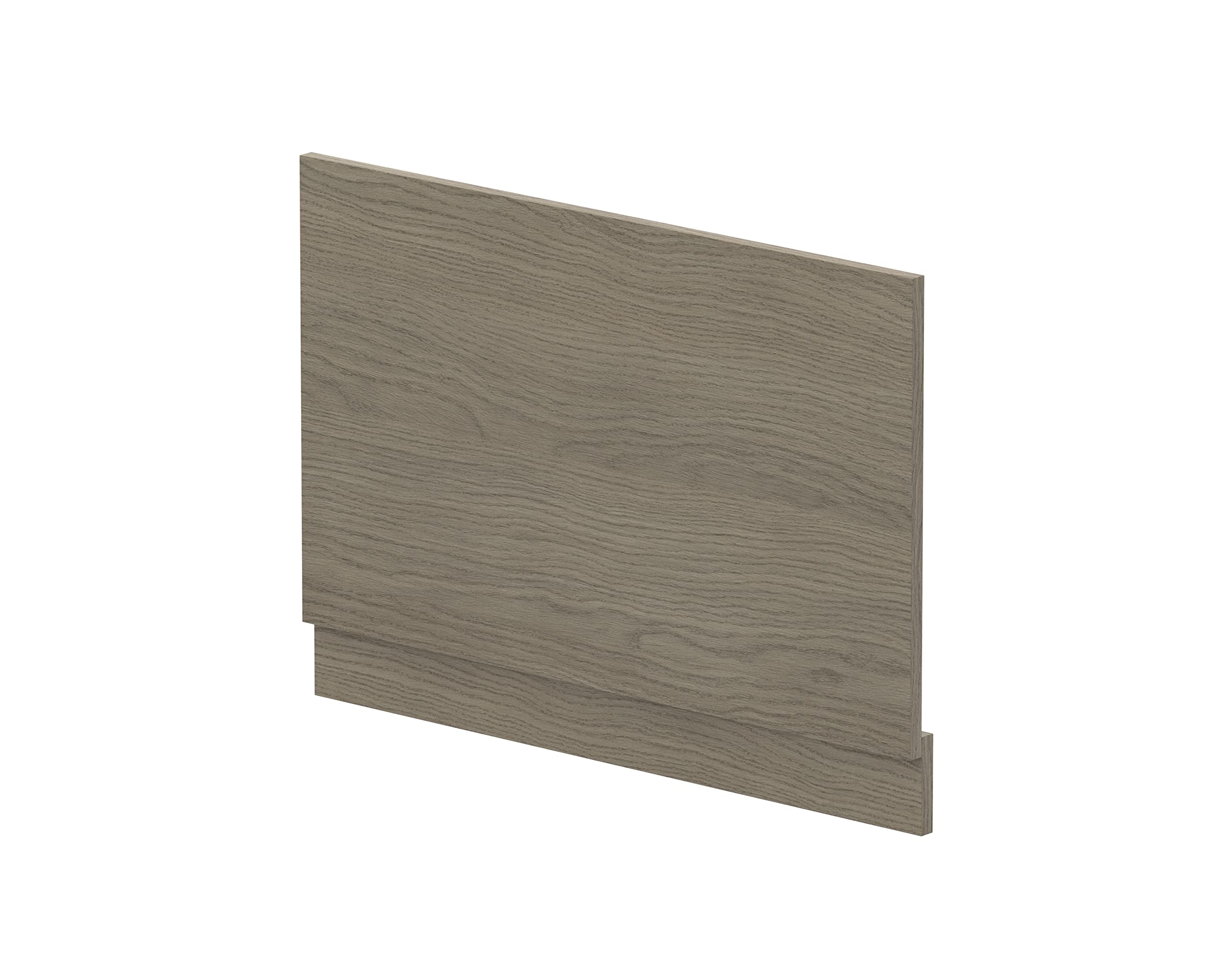 Nuie Solace Oak Woodgrain Mpd2513 Modern Bathroom Straight Bath End Panel And Plinth, 560 X 780 X 36Mm,