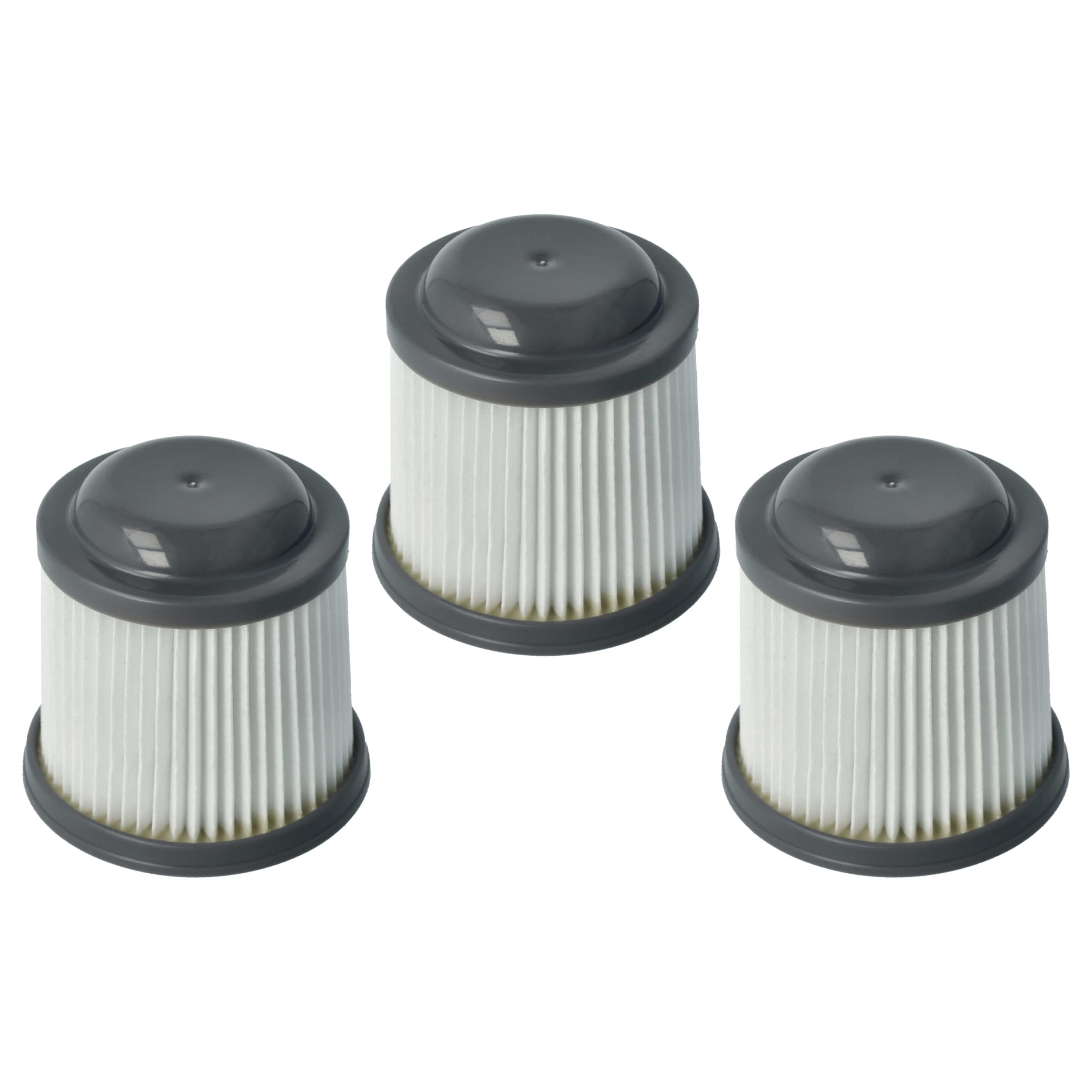 Vhbw 3x Filtro Plisado Compatible Con Black & Decker SVA520B Aspiradora Filtro Cartucho 82219178
