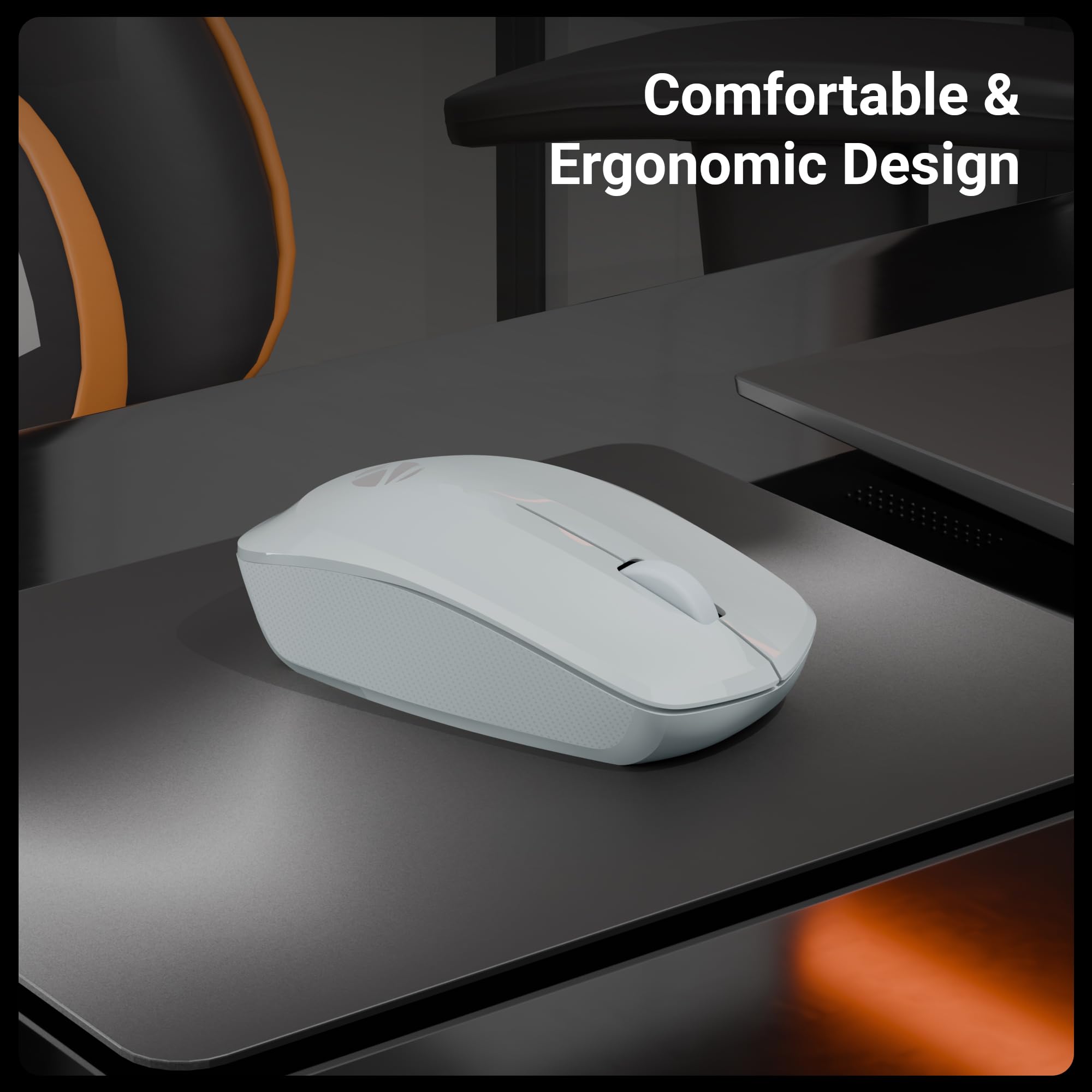 Zebronics FreeGo Wireless Mouse - Grey -7