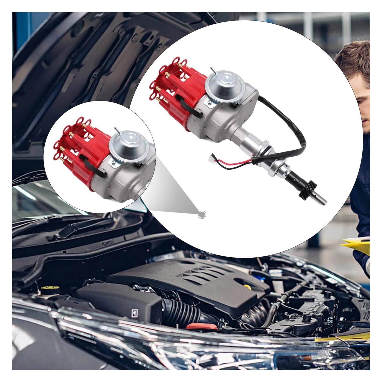 Accessori del sistema di accensione del gruppo distributore del motore ad alte prestazioni compatibili per Ford 302 289 260 Restauro automatico classico