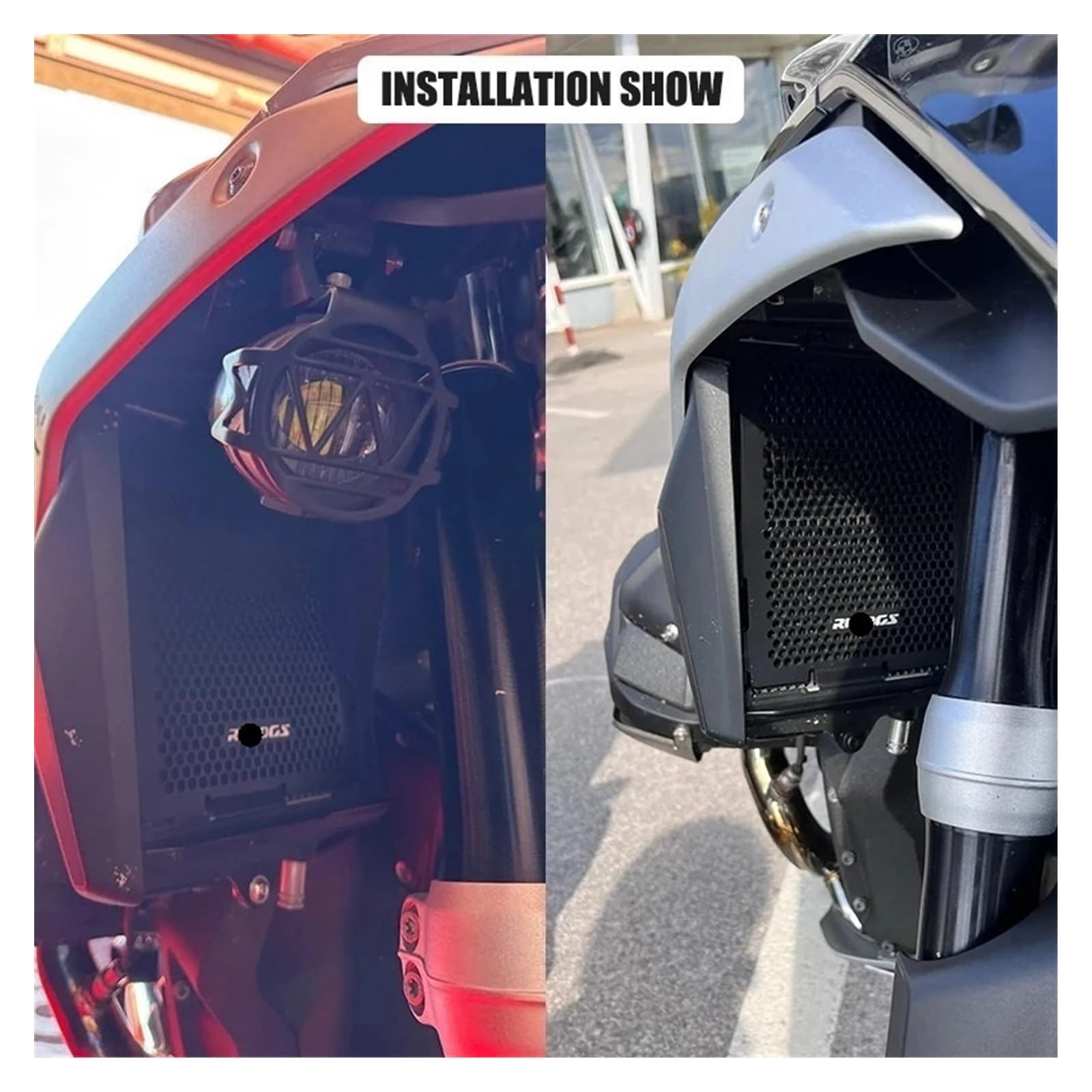 Accesorios De Motocicleta, Cubierta Protectora para Parrilla De Radiador, Protector para B&MW R1300GS R 1300 GS R1300 GS GS1300 R 1300GS 2023 2024 Cubierta Rejilla radiador