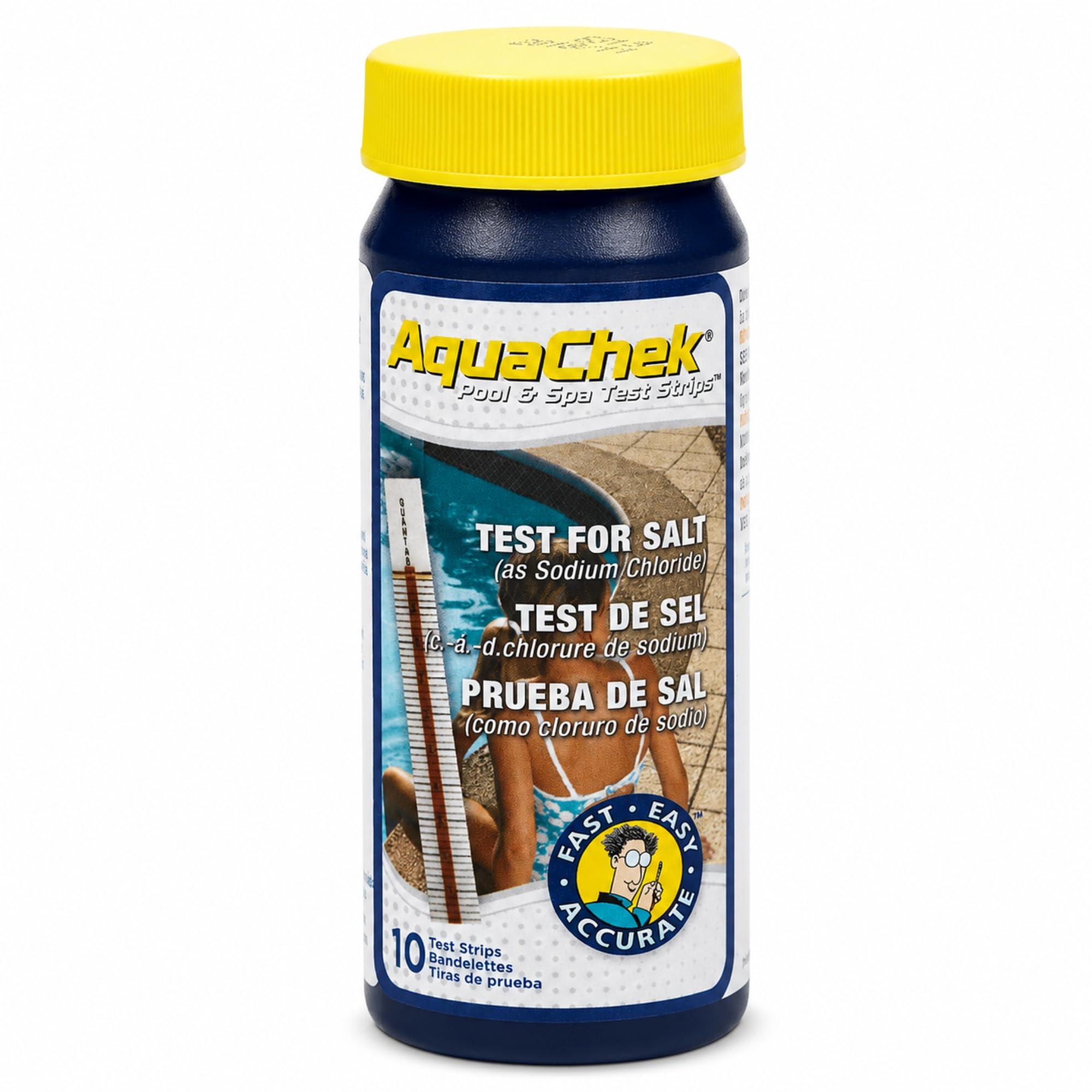 Test salinidad Piscina, Prueba de sal agua,10 lengüetas - imagen 1