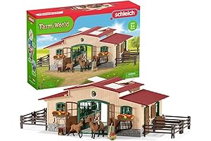 Schleich Horse Club Terra Barn - Award-Winning Terra Barn and Stable Playset...