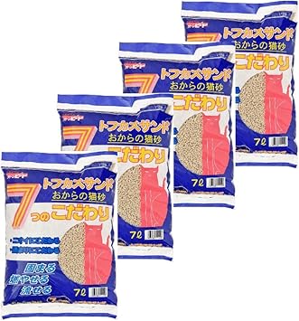 Amazon トフカスサンド 猫砂 7リットル X 4 ケース販売 トフカス 猫砂 通販