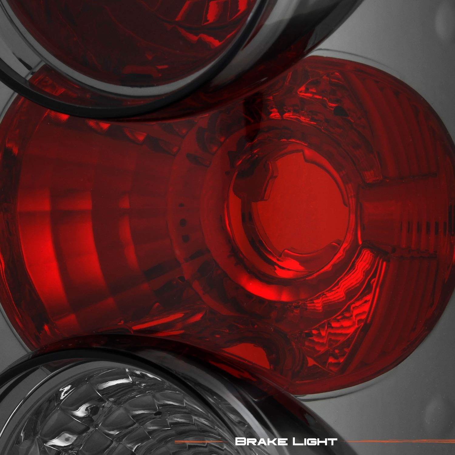 AKKON - Fit 1995 1996 1997 Ford Explorer UN105 / UN150 Smoke Housing Tail Brake Light Lamps - Pair