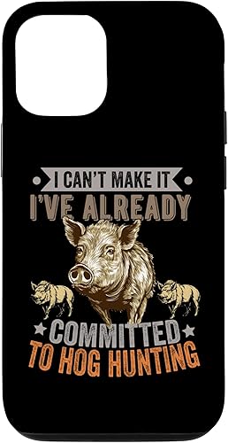 Miniatura 4 de iPhone 12 mini cerdo caza hombres papá jabalí salvaje cazador de cerdos divertido caso
