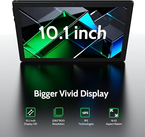 Miniatura 2 de DigiLand Tableta Android 15, tabletas Android de 10.1 pulgadas con procesador Octa-core 6 GB de RAM+32 GB ROM (compatible con expansión TF) cámara