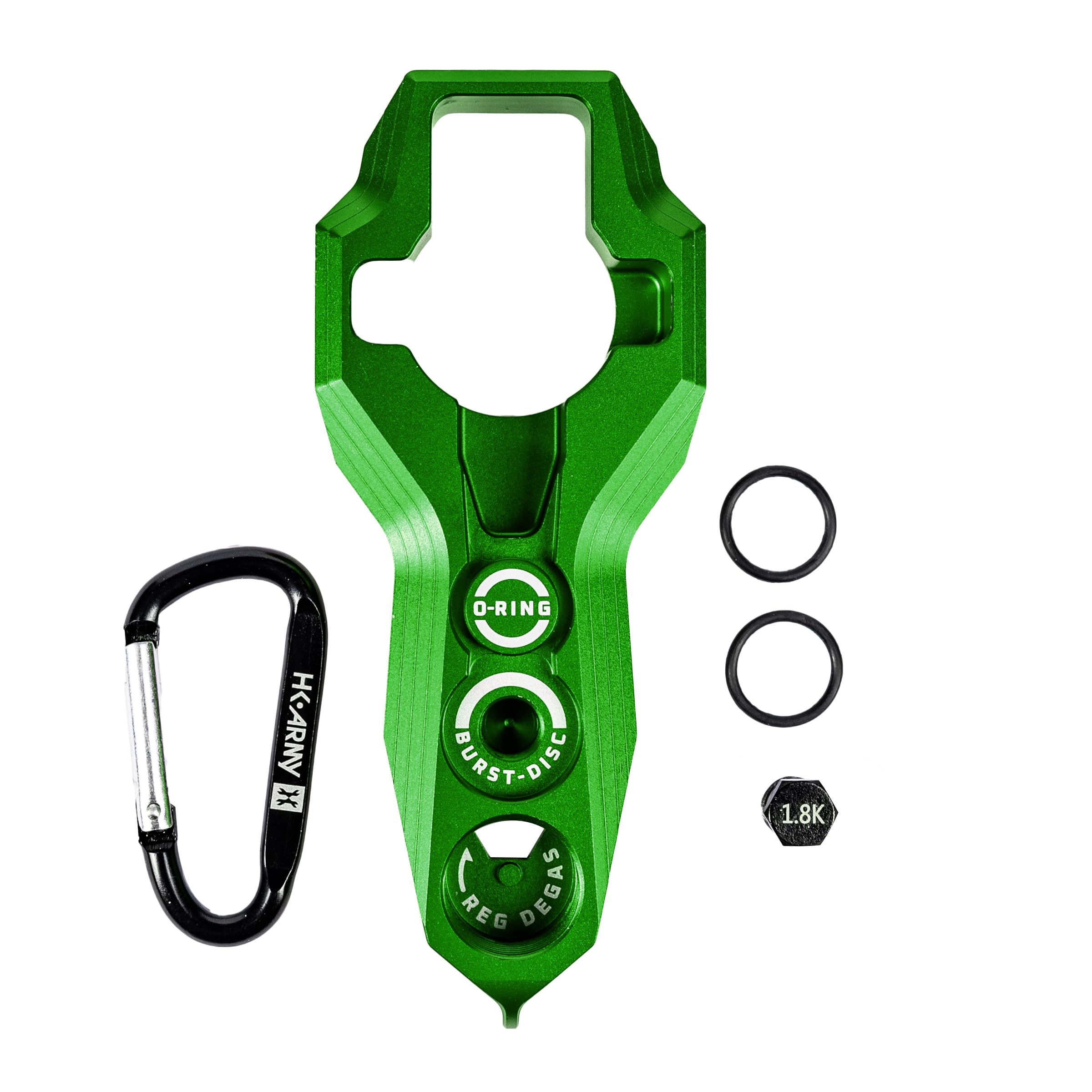 HK Army Tank Regulator Multi-Tool w/ORings, Burst Disc, Carabiner