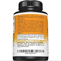 Vista 3 de Suplemento de cúrcuma orgánico certificado por USDA, incluye cúrcuma orgánica y pimienta negra orgánica, 1,400 mg de cúrcuma por porción, 60