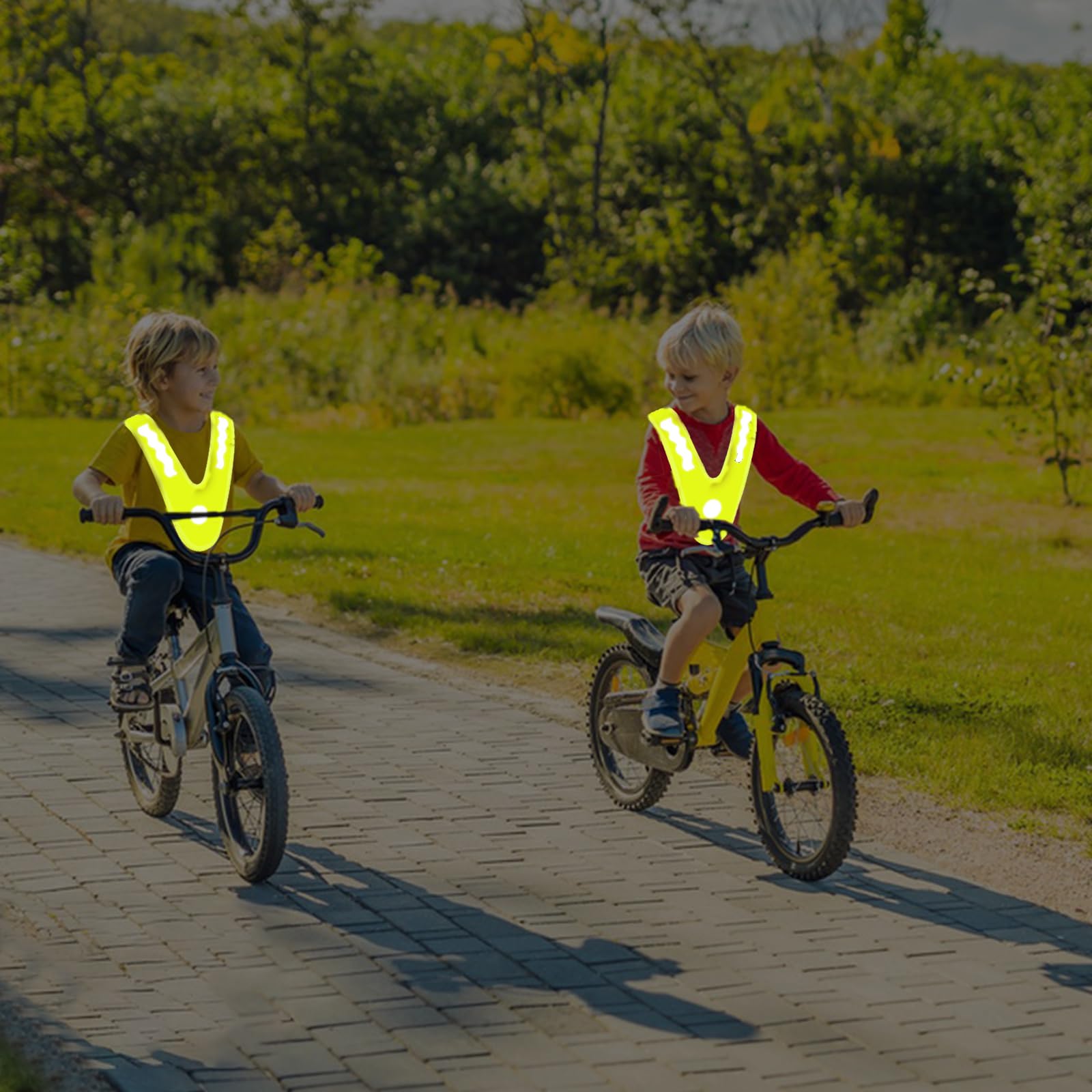 High Visibility Child Safety Vests With Reflective Bracelets For - View #5