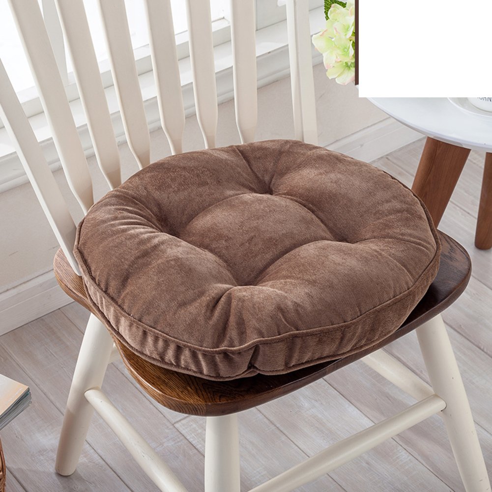 Coussin de chaise velours épais housses de siège tissu lavable 40x40