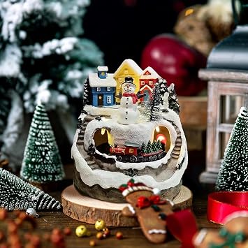 Weihnachtsdorf Mit Beleuchtung Weihnachtsstadt Beleuchtet Weihnachtsdeko