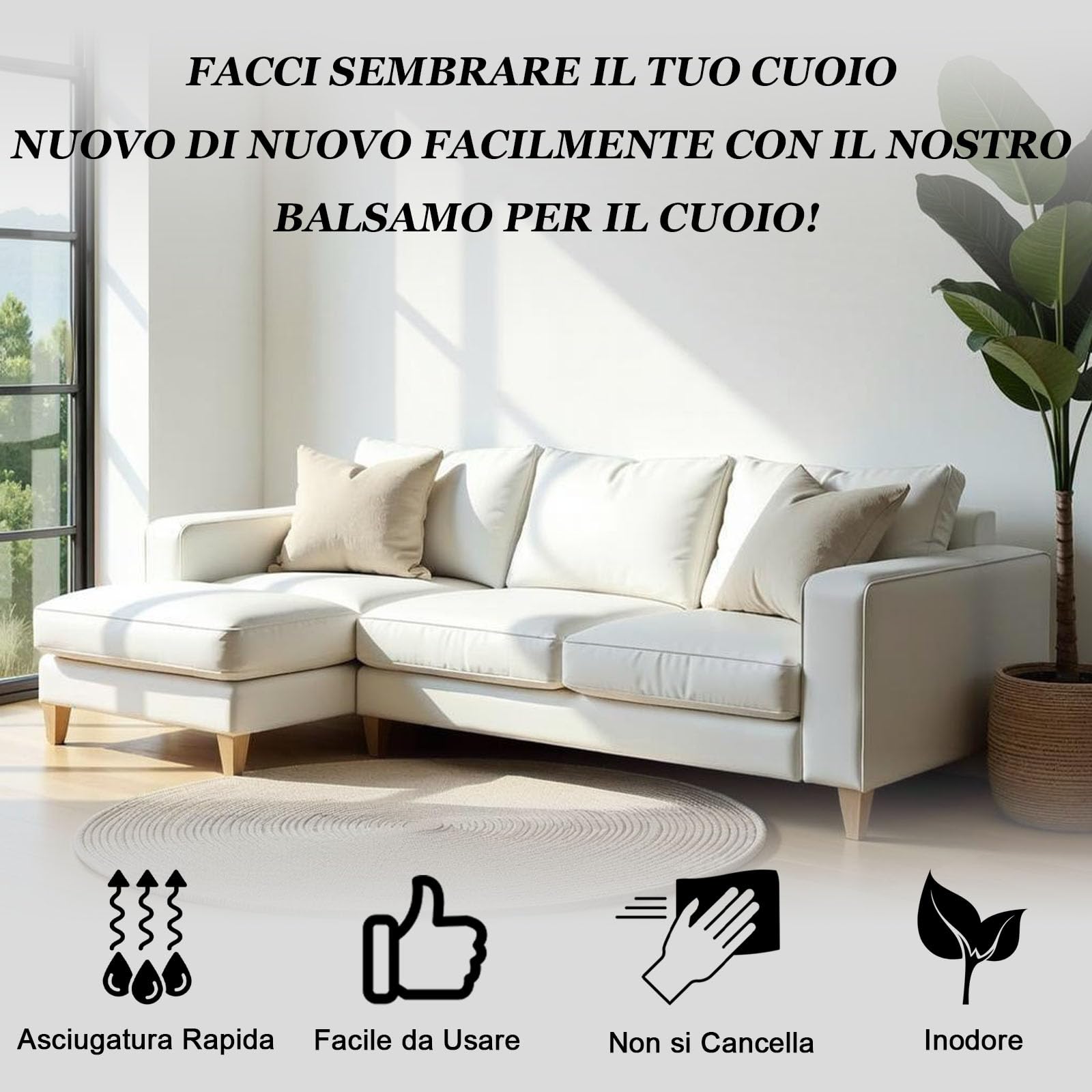 250g Bianco Kit Riparazione Pelle,Smacchiatore Sedili Auto,Ripara Pelle Divano Graffio,Pelle Rinnova Volante in Pelle,Tintura per Pelle Scarpe,Giacca,Sofa,Sedili Auto