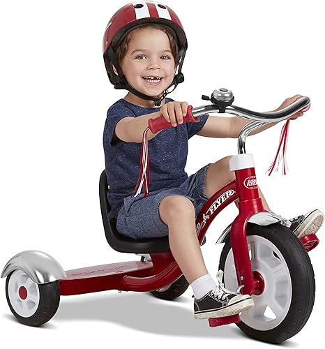 Miniatura 2 de Radio Flyer Triciciclo clásico rojo grande triciclo para niños pequeños de 25 a 5 años bicicleta para niños pequeños