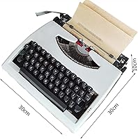 Vista 2 de Máquina de escribir manual retro antigua,Máquinas de escribir para escritores,Máquina de escribir retro para el hogar, la oficinael escritorio