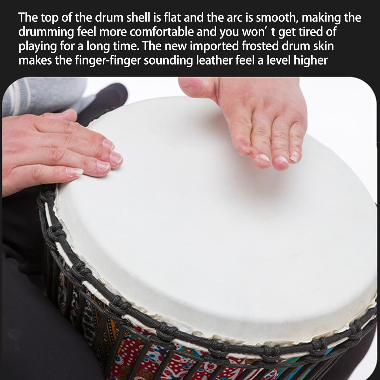 ジャンベ アフリカのドラム 芸術的な装飾 ボンゴ ダルブッカドラム ミュージシャン パーカッション 楽器 ハンドドラム 大人向け 手