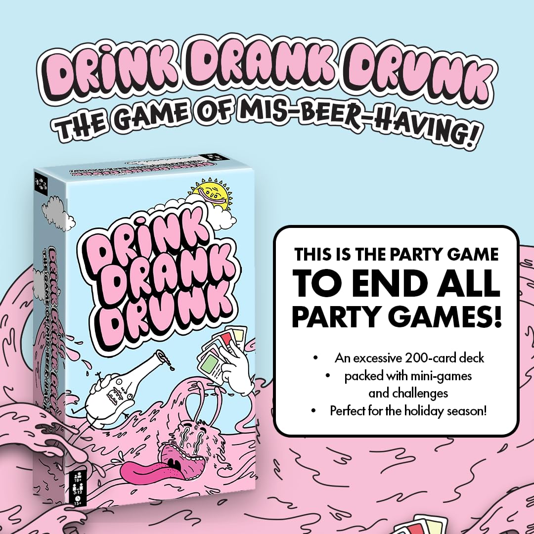 Drink Drank Drunk Il Gioco, Un Gioco di Festa per Adulti, Gioca e ridi Tutta la Notte! per Bambini dai 18 Anni in su