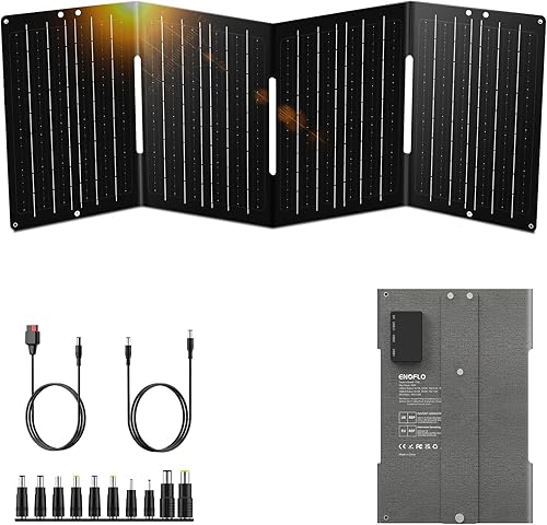Cargador de panel solar YT60 de 60 W, batería solar de alta eficiencia, impermeable, IP68, panel solar con salidas USB y CC para estación de energía