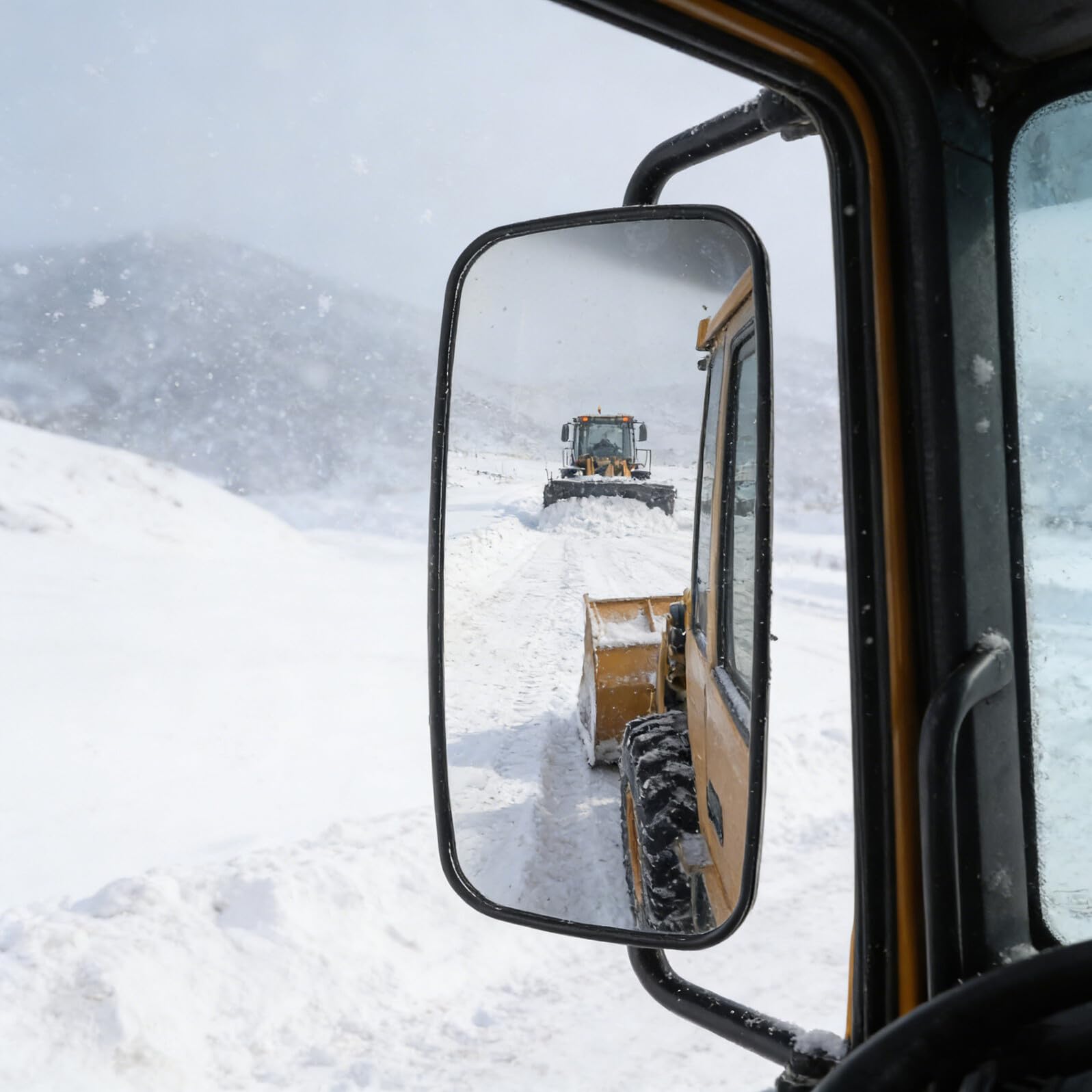 Garneck Rétroviseur Latéral Étanche pour Tracteur Agricole et Camion avec Support Renforcé en Métal, Installation Facile pour Site Industriel et Flotte de Véhicules